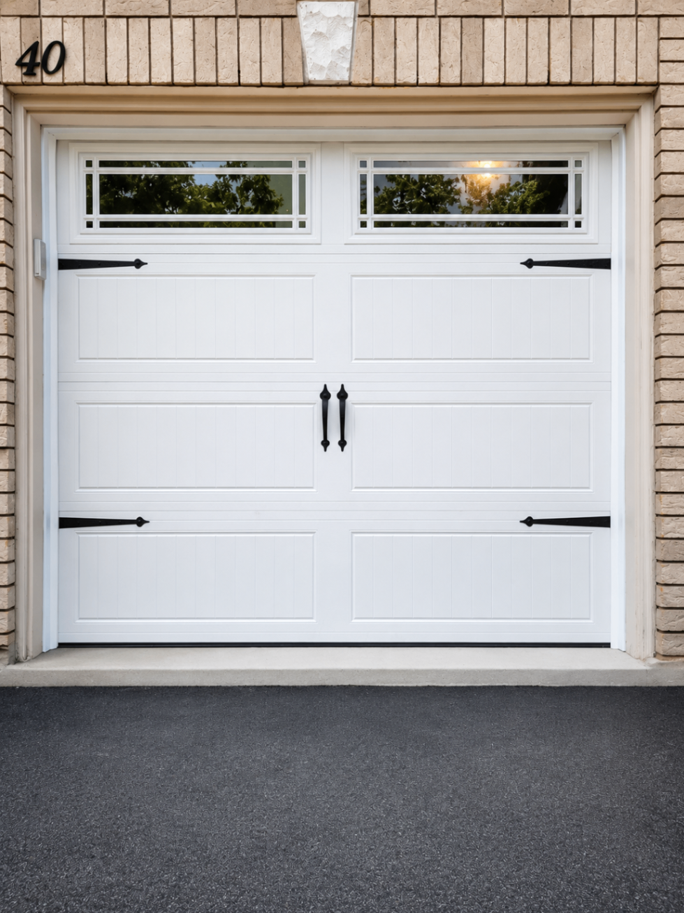 Heritage — True White, Short Panel, Prairie Windows, Decorative Hardware