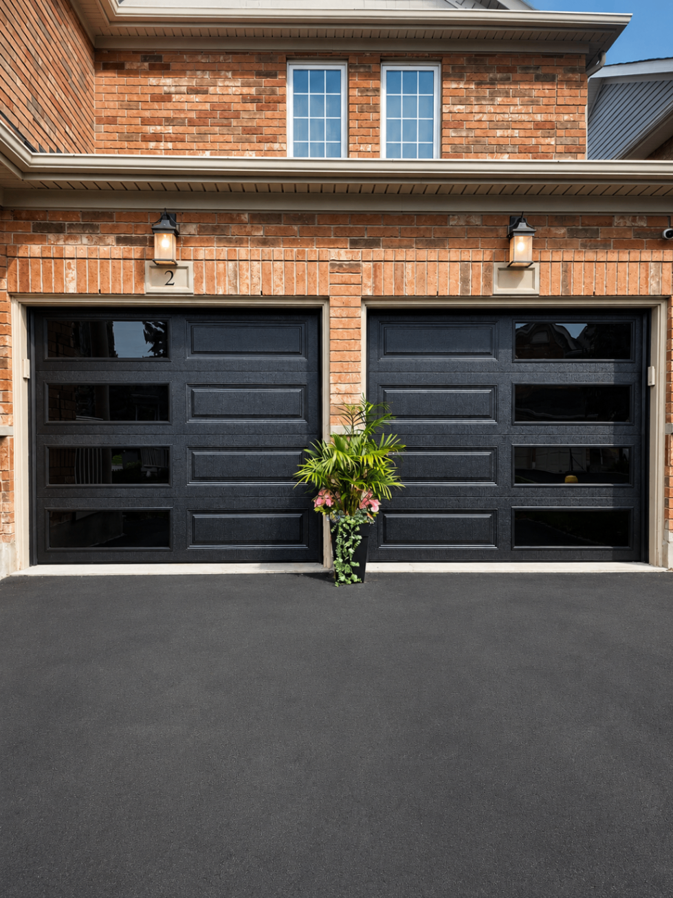 Heritage — Iron Ore Black, Short Panel, Full-Width Windows