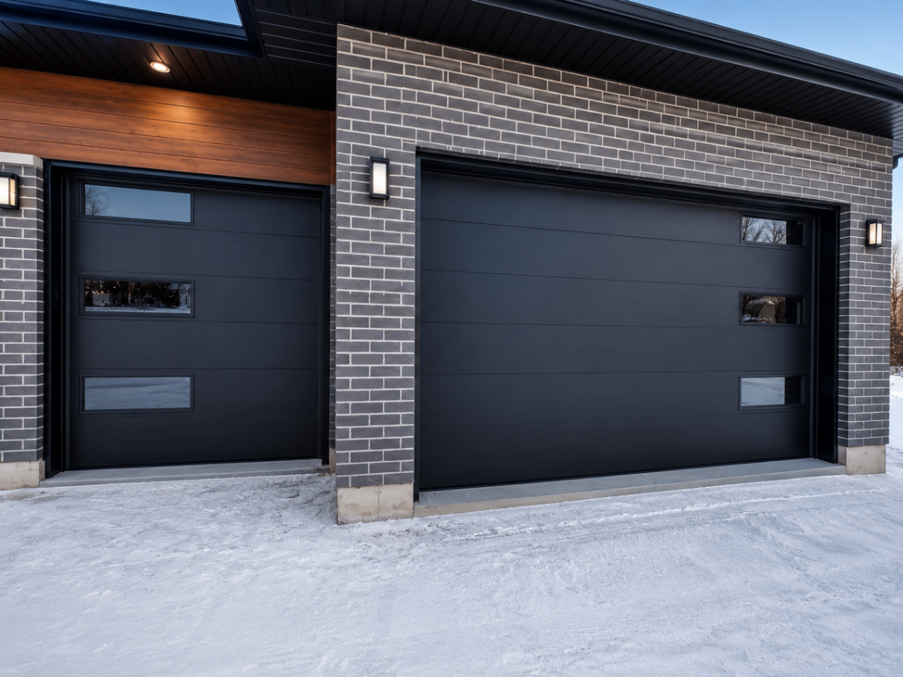 Olympus — Iron Ore Black, Horizontal Accent Windows