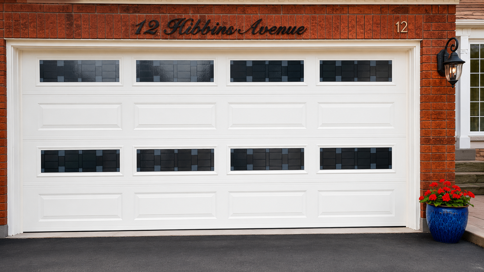 Heritage — True White, Short Panel, DecraGlass Mosaic Windows