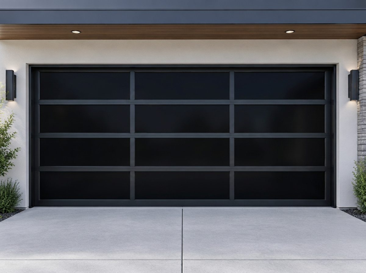 Liftertech 200 — Aluminum Full View garage door collection — installed by Prime Time across the GTA